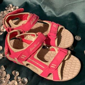 Girls sandals - Eddie Bauer - pink. Like new!